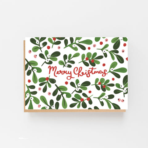 Mistletoe - Merry Christmas Card