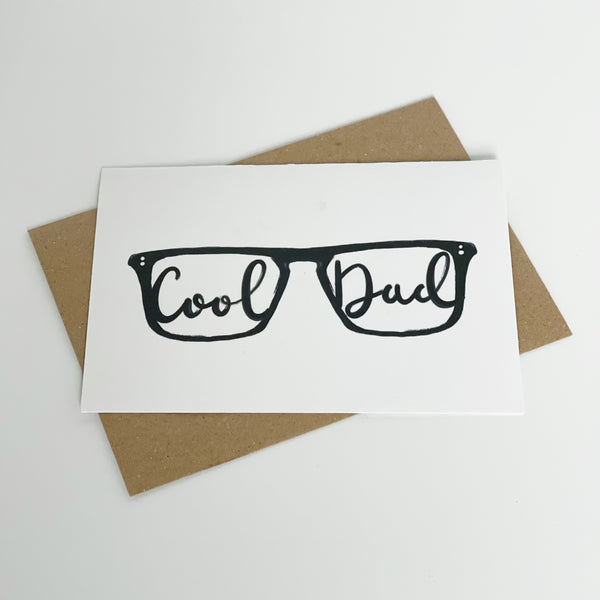 Cool Dad Glasses Card