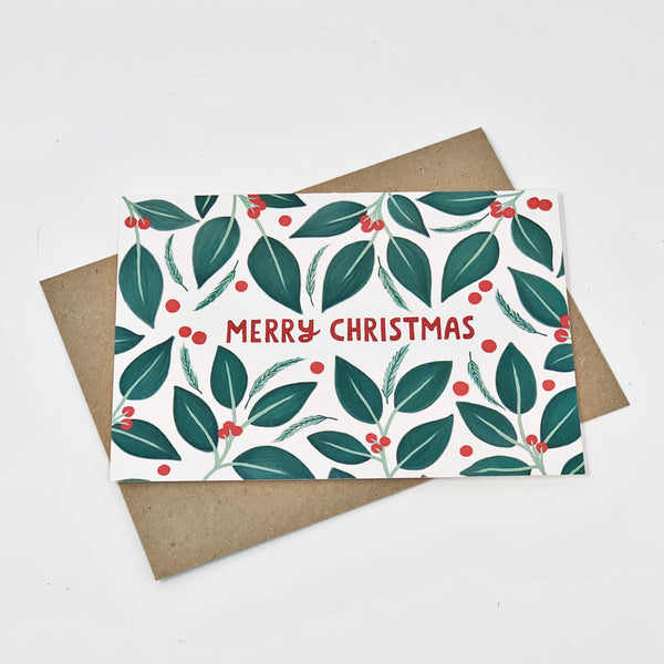 Merry Christmas Berries - Pack of 8 Cards