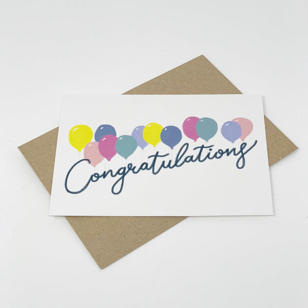 Congratulations Balloons - Lomond Paper Co.