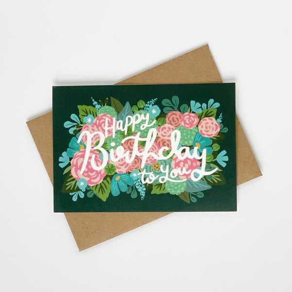 Happy Birthday To You - Vintage Green