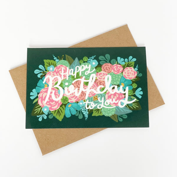 Happy Birthday To You - Vintage Green
