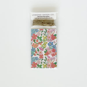 Summer Flowers -  Cream Gift Tags x 4