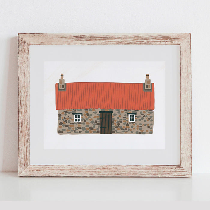 Red Bothy A4 Print