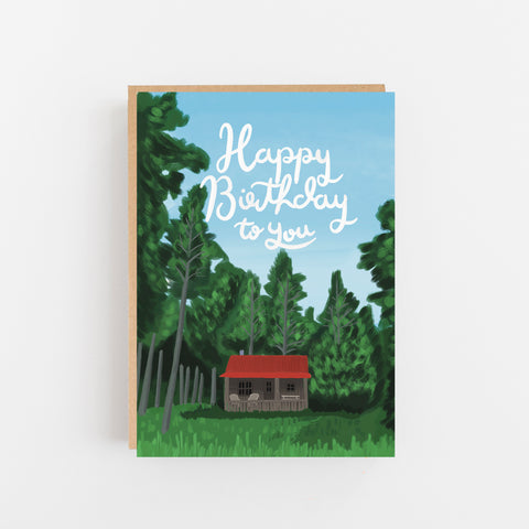 Happy Birthday  To You - Cabin