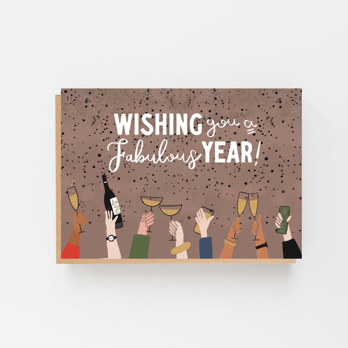 Wishing You A Fabulous Year Greeting Card