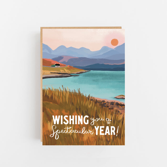 Wishing You A Spectacular Year Greeting Card