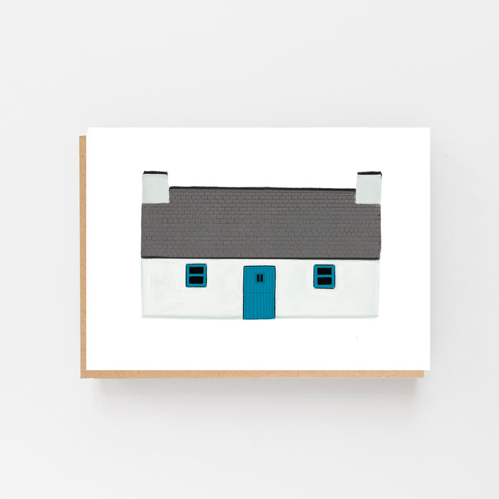 Blue Bothy - Greeting card