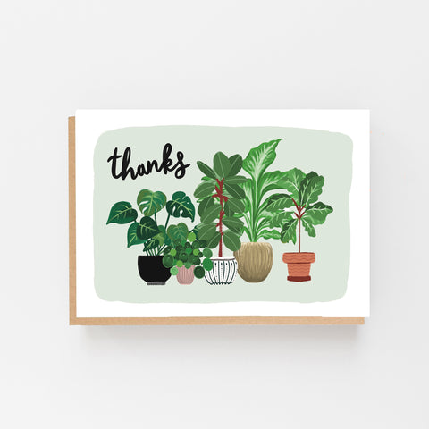 Thank You - Plants Card