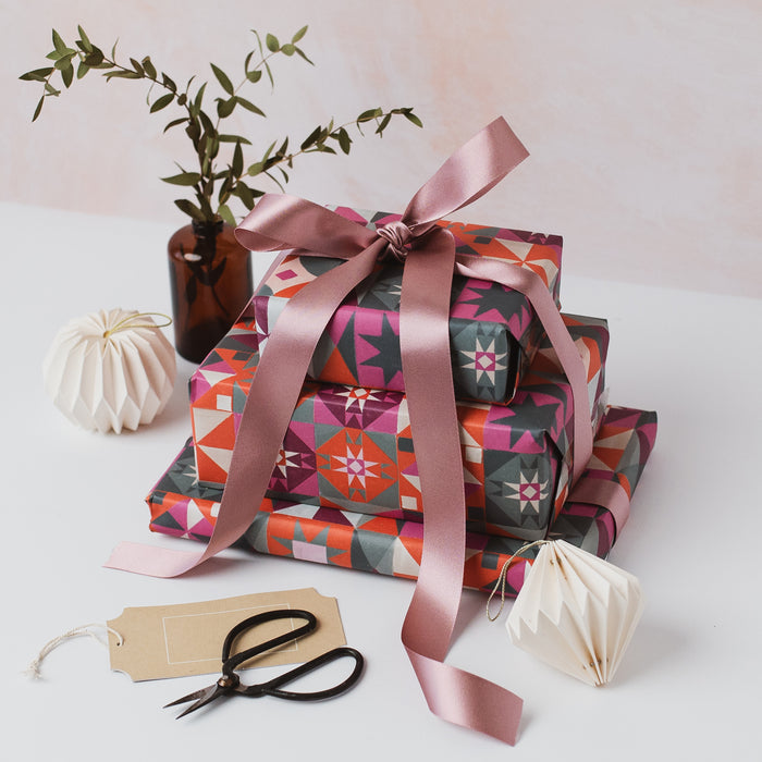 Festive Pattern Gift Wrap - Gift Wrap & Tags