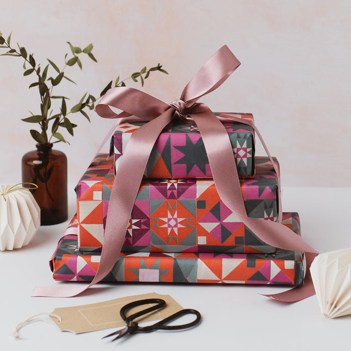 Festive Pattern Gift Wrap - Gift Wrap & Tags