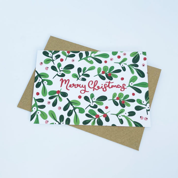 Mistletoe Merry Christmas Card pack