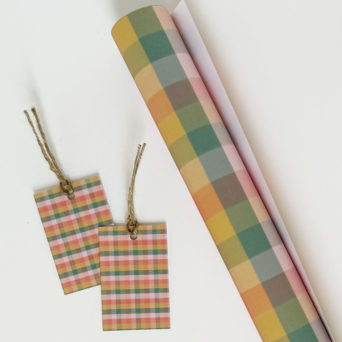 Olde Christmas Shoppe - Chequered Gift Wrap