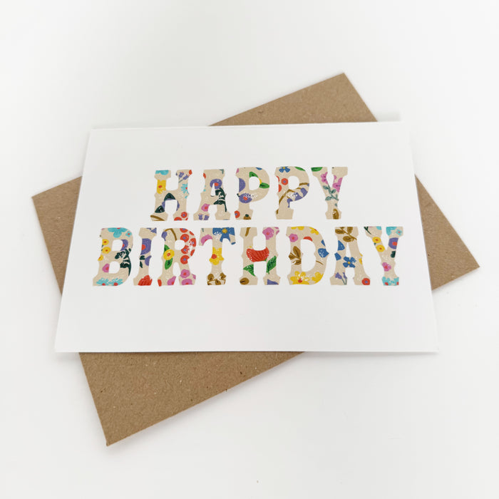 Happy Birthday Romanian Pattern - White
