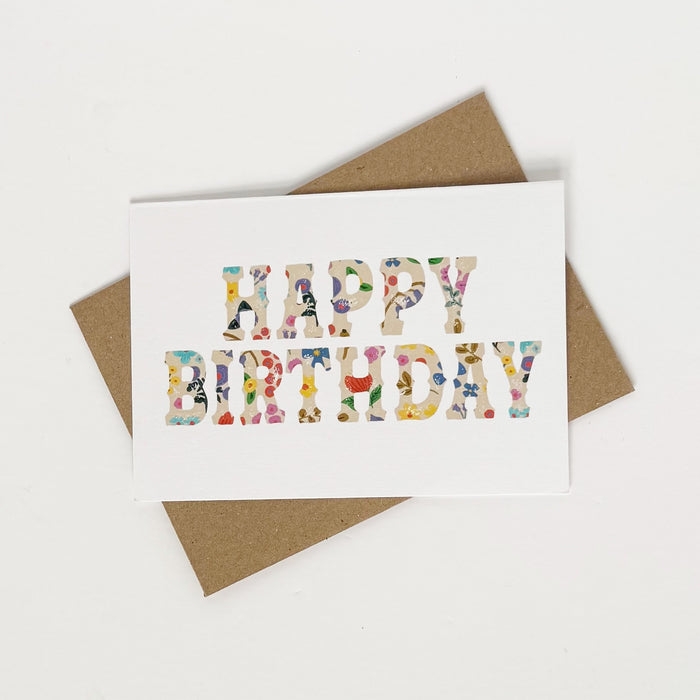 Happy Birthday Romanian Pattern - White