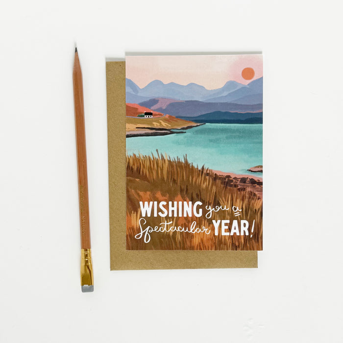 Wishing You A Spectacular Year Greeting Card