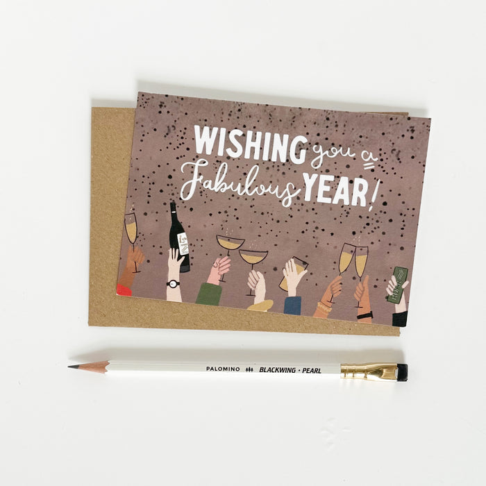 Wishing You A Fabulous Year Greeting Card