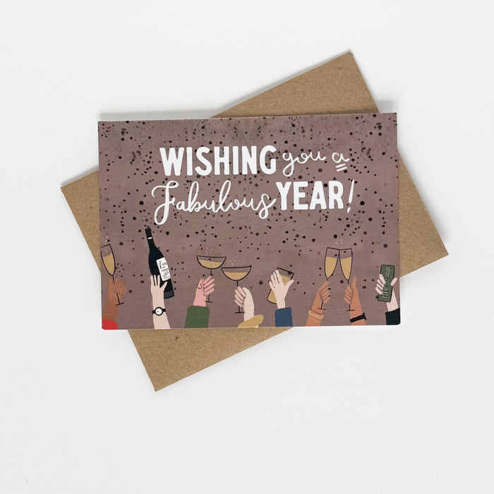 Wishing You A Fabulous Year Greeting Card