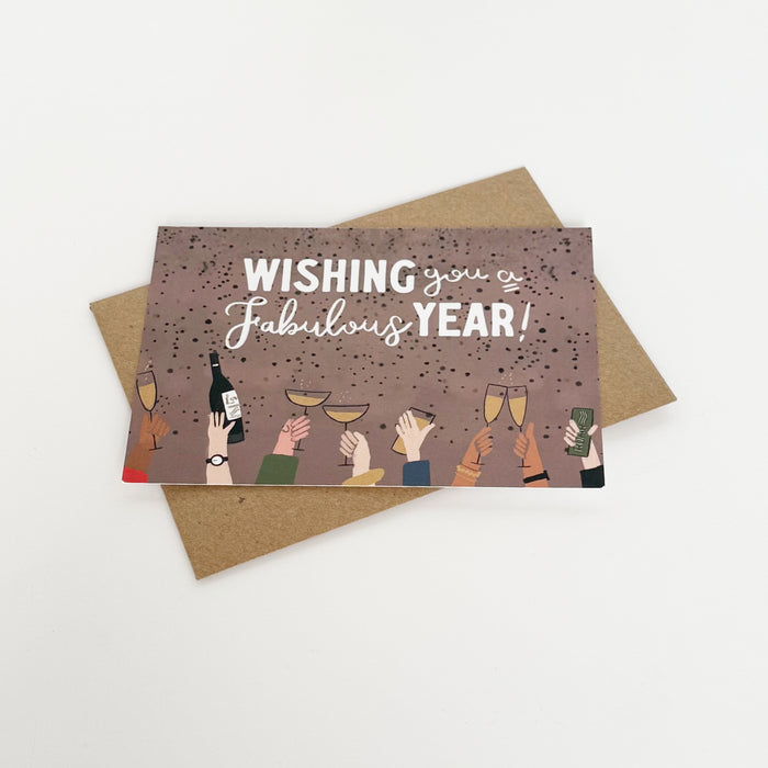 Wishing You A Fabulous Year Greeting Card