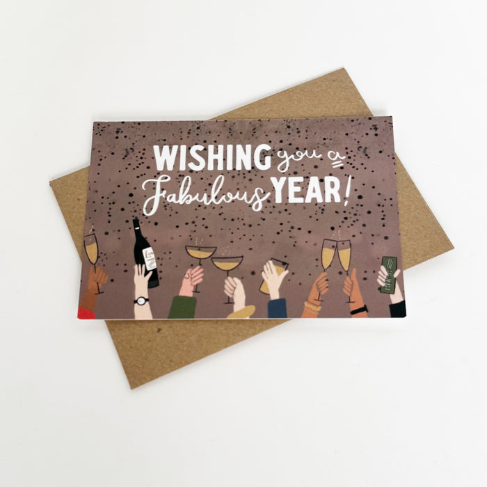 Wishing You A Fabulous Year Greeting Card