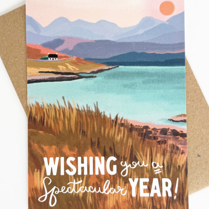 Wishing You A Spectacular Year Greeting Card