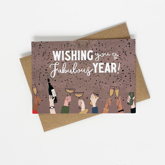 Wishing You A Fabulous Year Greeting Card