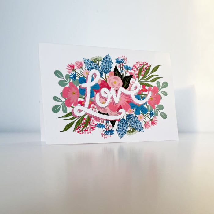 LOVE Flowers - Greeting Vard