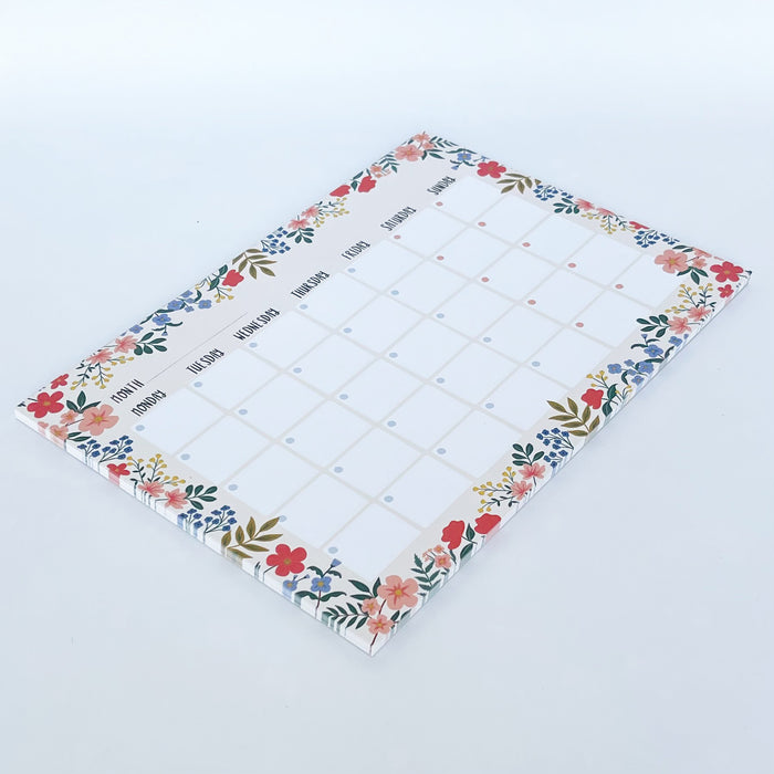 FLORAL Monthly Planner