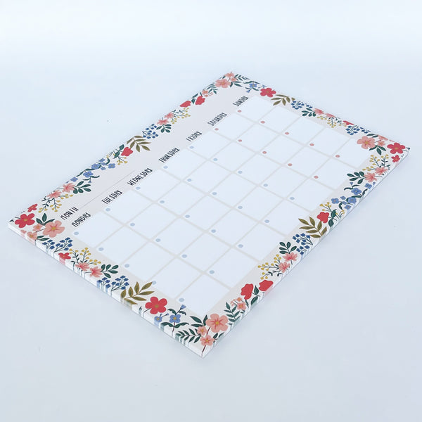 FLORAL Monthly Planner