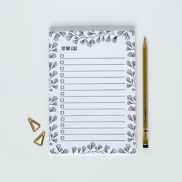 SALE Leaf To Do List - Notepad