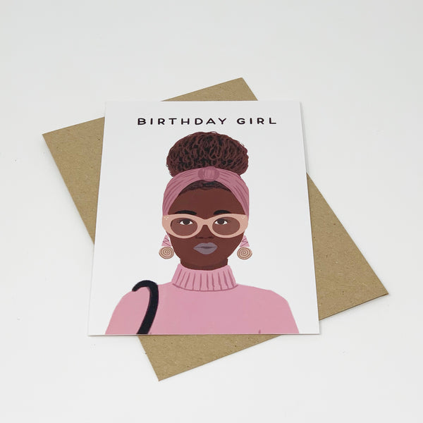 Black Birthday Girl - Afro Caribbean Girl