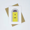 New home yellow door - lomond paper co