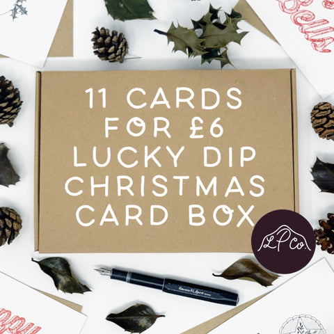 Lucky Dip Christmas Card Box