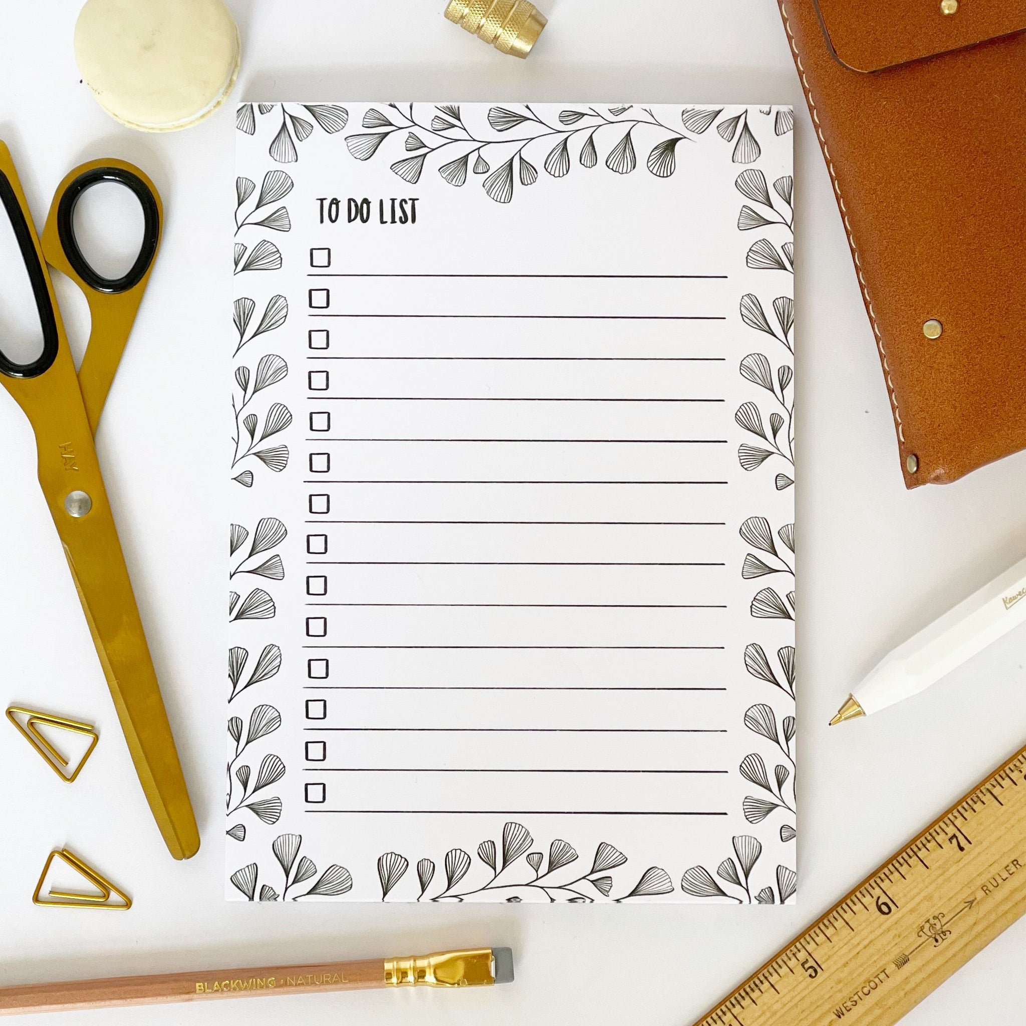 SALE Leaf To Do List - Notepad