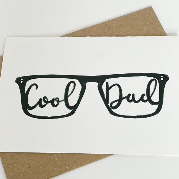 Cool Dad Glasses Card