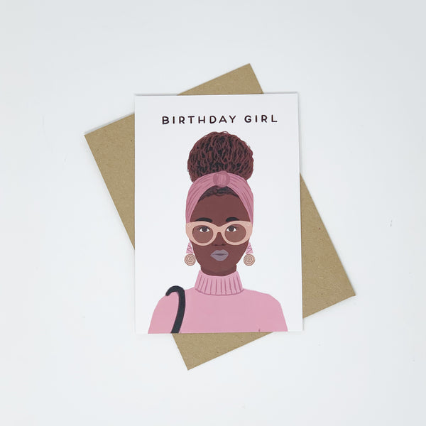 Black Birthday Girl - Afro Caribbean Girl