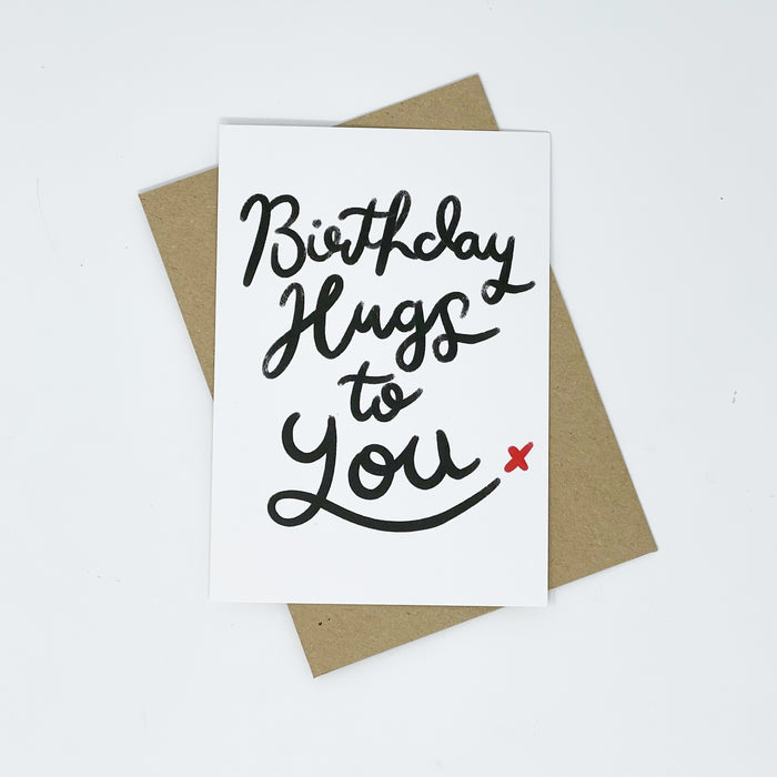 Birthday Hugs To You Card