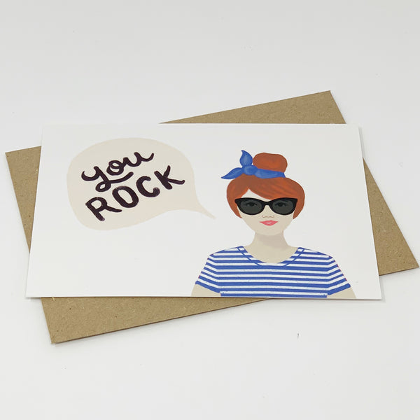You Rock Card - Lomond paper co.