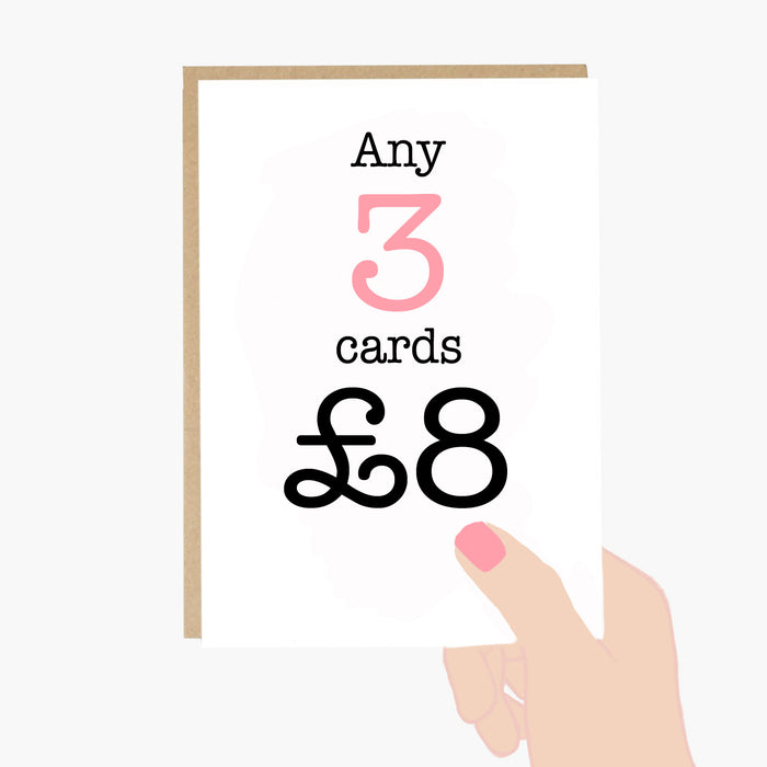 Set of 3 Mix & Match Cards