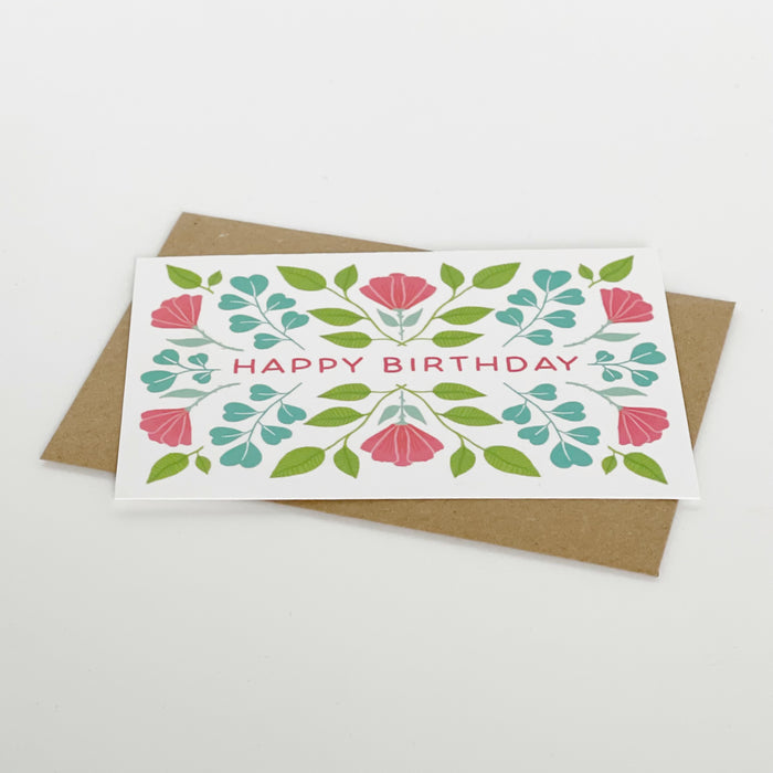 Happy Birthday - Floral Summer Design