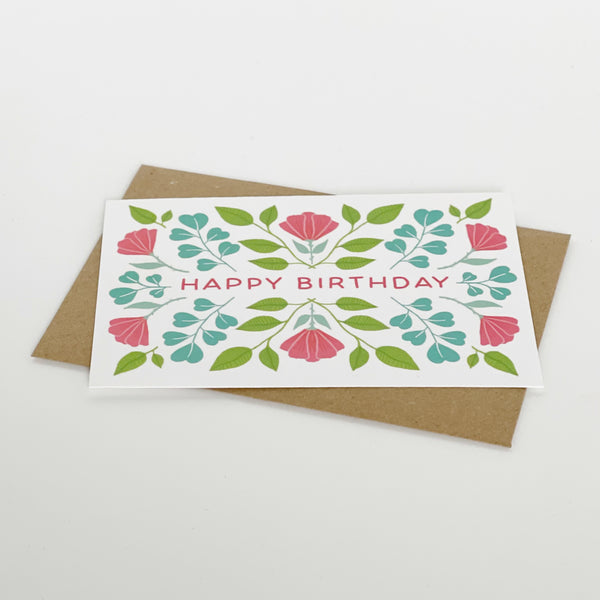 Happy Birthday - Floral Summer Design