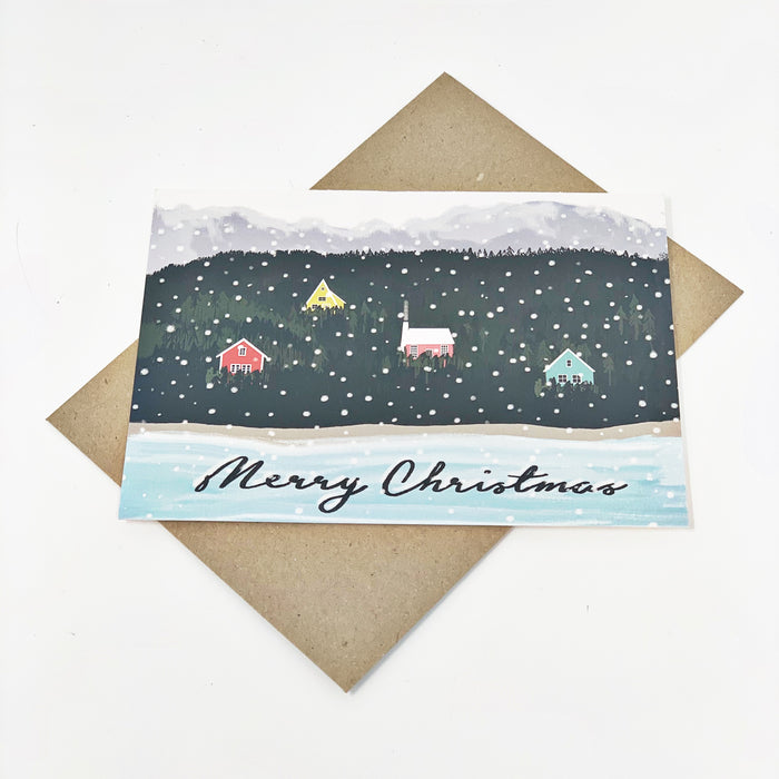 Scandi Houses "Merry Christmas"