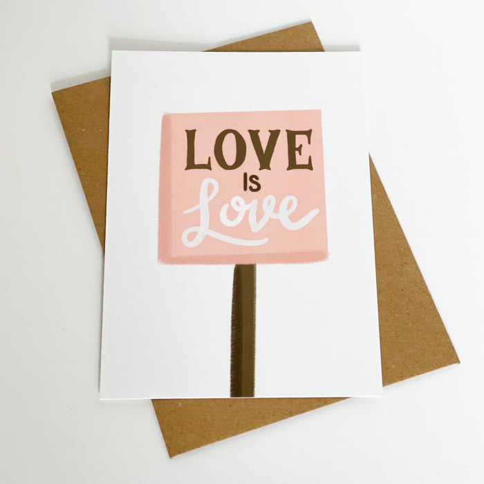 LOVE is Love Card