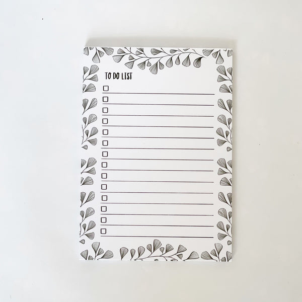 SALE Leaf To Do List - Notepad