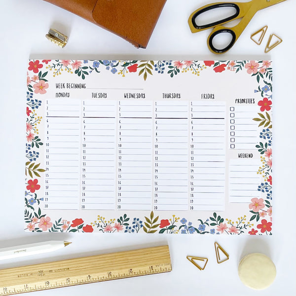 FLORAL Weekly Planner