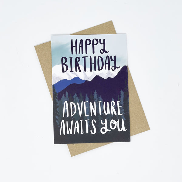 Happy Birthday - Adventure Awaits You
