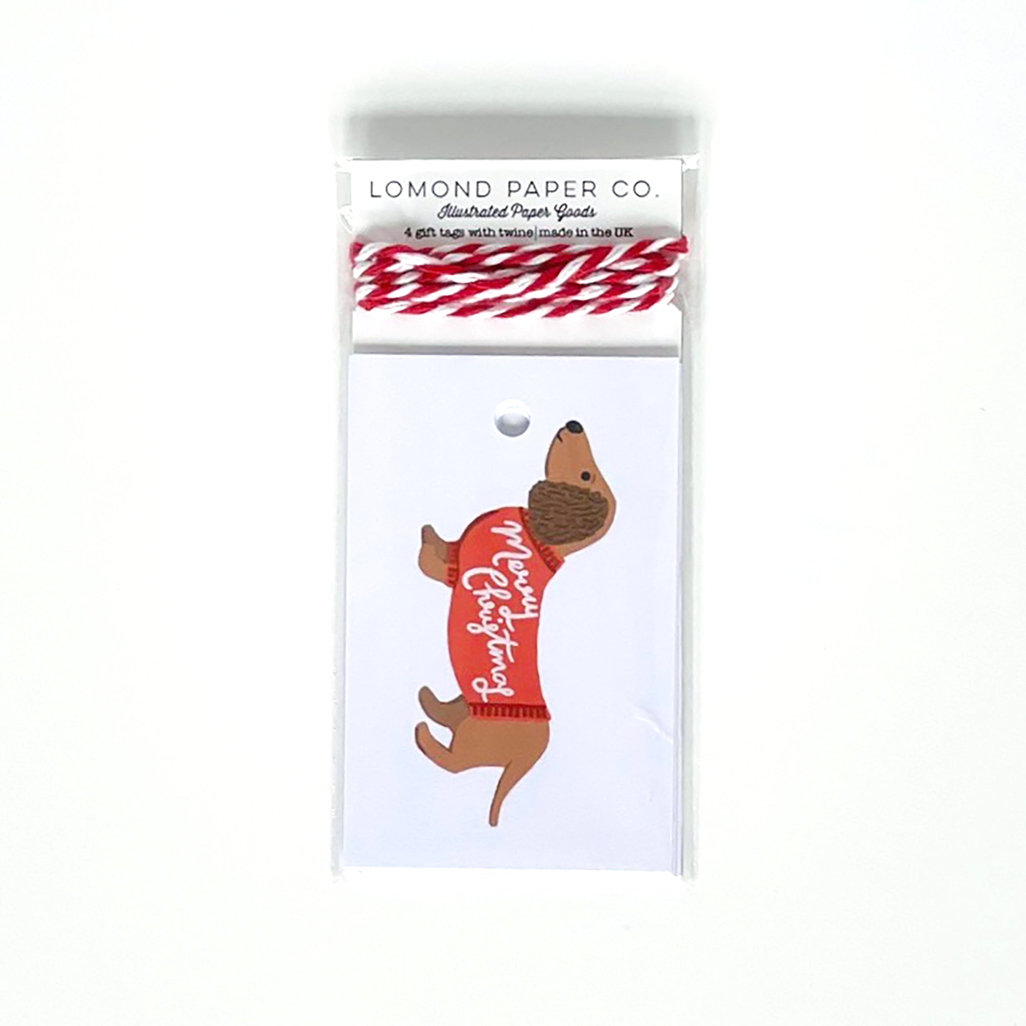 Dachshund Gift Tags x 4