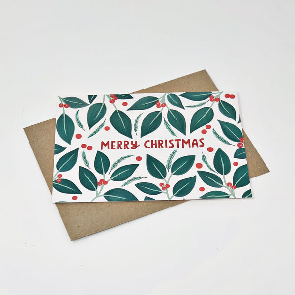 Merry Christmas Berries - Pack of 8 Cards