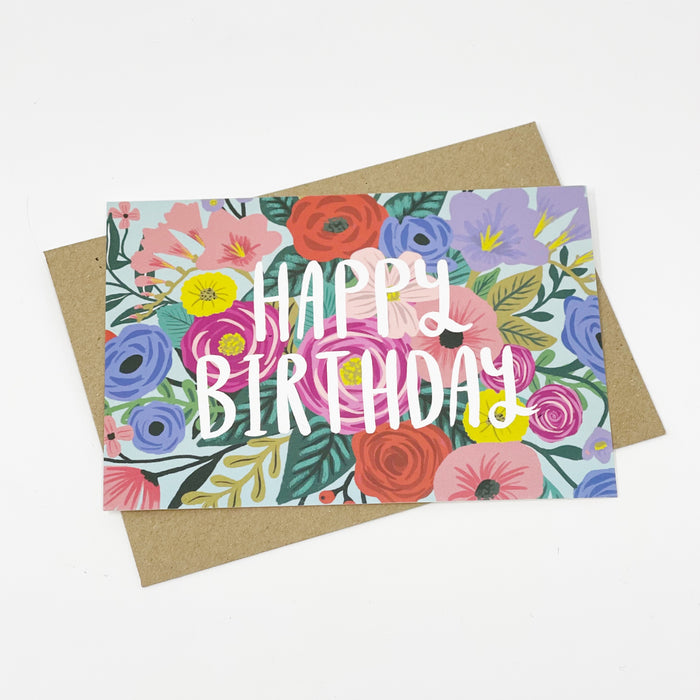 Happy Birthday - Flowers