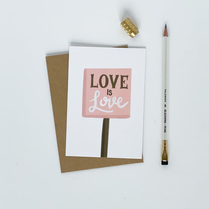 LOVE is Love Card